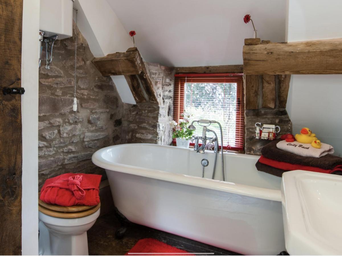 Ty Fferm Hen, Ancient Farmhouse, Coity Bach Talybont-on-Usk Extérieur photo