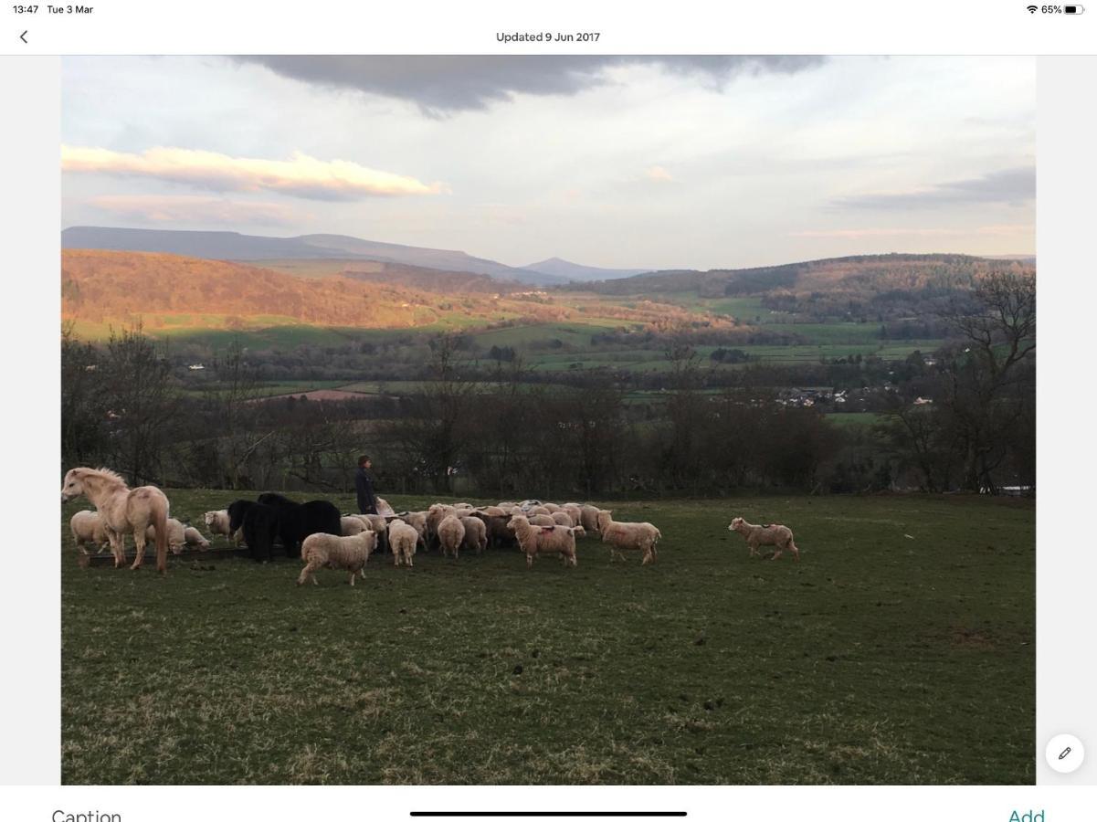 Ty Fferm Hen, Ancient Farmhouse, Coity Bach Talybont-on-Usk Extérieur photo